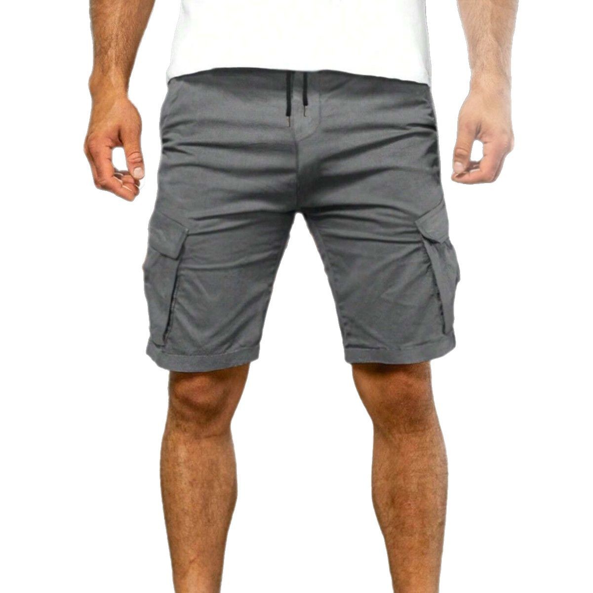 Fashion Personality Men's New Woven Five-point Pants