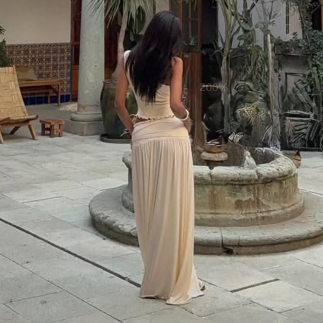 Women's Fashion Personalized Skirt Two-piece Suit